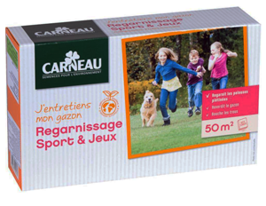 Gazon regarnissage 1kg 50m² CARNEAU